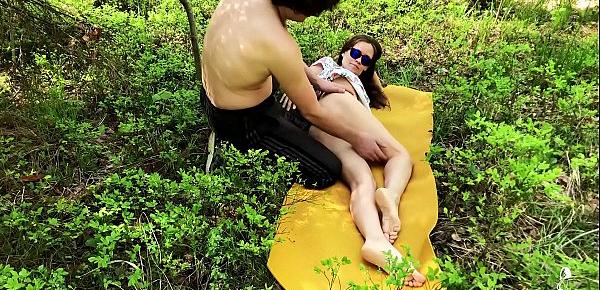  Stranger Masturbate my Pussy, and I Suck His Dick and Passionate Sex Outdoor